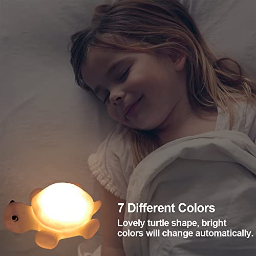 AFUNTA 4 luces nocturnas LED Tortuga para niños miniatura 2