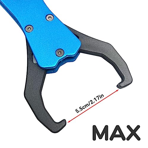 AIXXCUVQ Ferramenta de garra de pesca com cordão Suporte para peixes de água salgada Durável Alça de