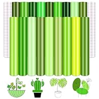 Unique Colors: Tintnut self adhesive vinyl sheets includes 18 pc of green, for example, tender green, grass green, olive green, apple green, mint green, and so on. From fresh to dark green, if you love green, you will be pleased with our products Eas...
