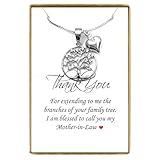 Tree of Life Necklace with Heart, Sterling Silver Tree of Life Necklace, Gift for Mom, Mother of the...