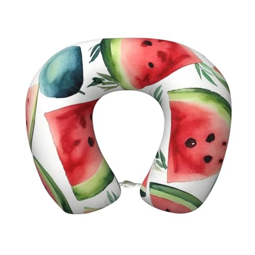 Almohada de espuma viscoelástica para cuello viajero