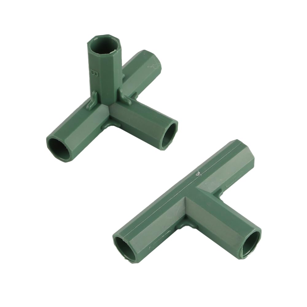 25 connettori per Confezione per Telaio Serra, connettori angolari per Telaio da Giardino, per Telaio da Giardino (3 4 Vie, 16 mm, Forcella A