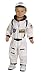 Aeromax Jr. Astronaut Suit with Embroidered Cap and NASA patches, WHITE, Size 18 Months