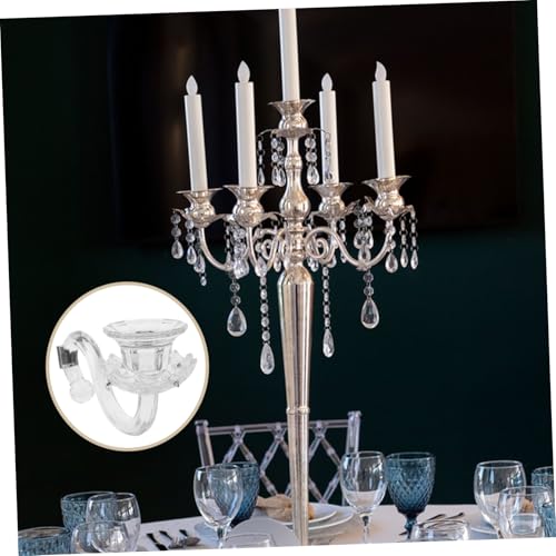 Bras de candélabre en verre remplacement accessoires réparation multibras - 6