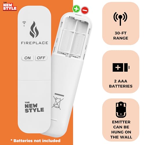 Télécommande pour cheminée à gaz compatible Skytech 1420-A et valve Millivolt