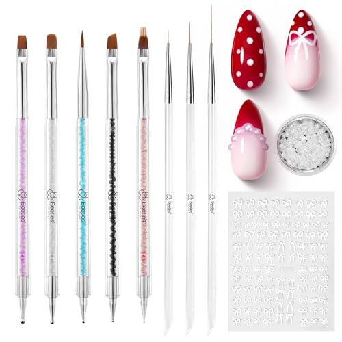 Beetles Nail Art Brushes 8pcs – Crystal Nail Art Tools
