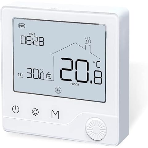 Digital Proframmable Thermostat Underfloor Heating Temperature Controller Smart Electric Floor Heating Thermostat Cover