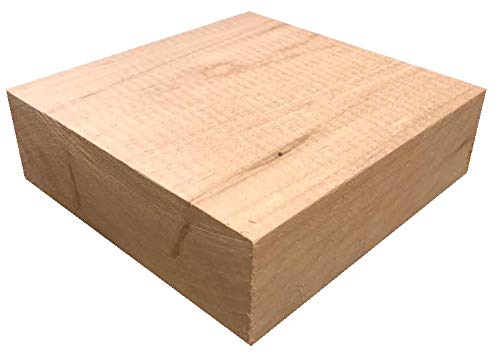 PLESIU JEAOUSM Soft Maple Bowl Blank (2"x6"x6")
