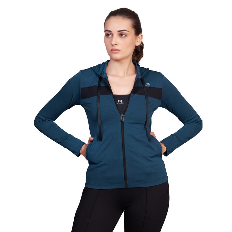 Image of Sports Women's Gym Workout Athletic Dry Fit Jacket | Full Zip Jacket with Pockets Running Jacket for women