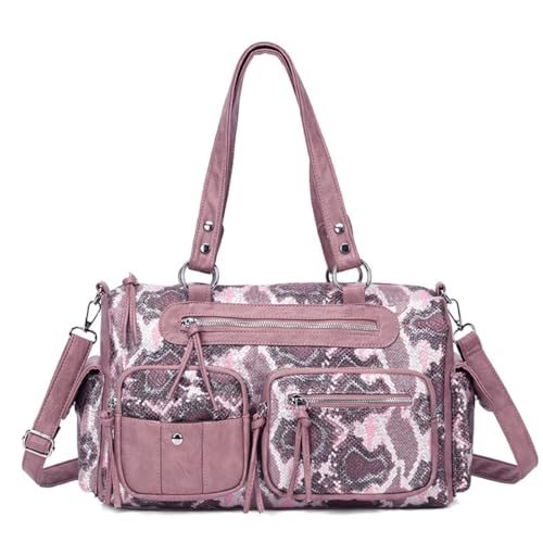 Image of Shoulder Purse for Women, Leather Women's Handbag Y2k Aesthetic Coquette Shoulder Bag Hobo Punk Trendy Ladies Purse