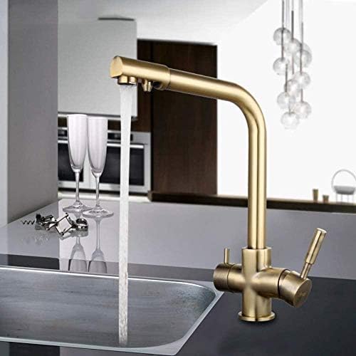 Robinet de cuisine eau filtrée intégrée et mitigeur chaud froid