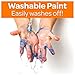 Crayola Washable Paint (12ct), Bulk Paint Set for Kids' Art Projects, 16 Oz, Nontoxic Craft Supplies, Teacher Classroom Must Haves, Ages 3, 4, 5