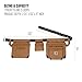 Carhartt Padded Tool Belt, Rugged Tool Belt with Tool & Fastener Storage Pockets, 7 Pocket, Carhartt Brown