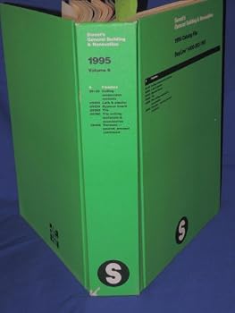 Hardcover Sweet's General Building & Renovation: 1995 Catalog File - Volume 9 - [Finishes] As New Book