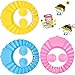 Doccia Cap per Bambino, 3 Pezzi Cuffia da Bagno per la Testa del Bambino Regolabile, Cappello Doccia Bambini, Protezione per Bambini Cuffia per Paraorecchie per la Cura del Bambino