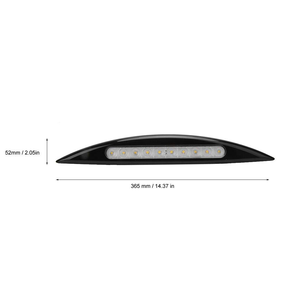 Luz LED Terisass Luz impermeable para toldo para caravanas RV y barco 12V 5W Negro