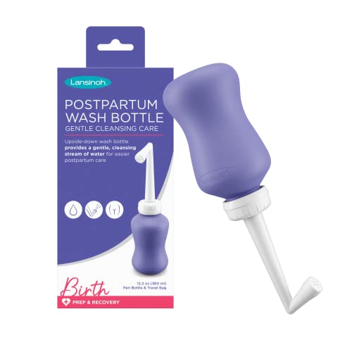 Lansinoh Upside Down Peri Bottle For Postpartum Care And Gentle Cleansing, 12.2 Ounce Bottle #TOP13