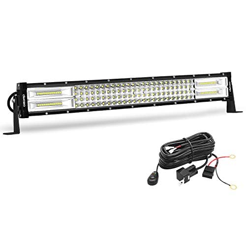 Image of OEDRO 22 Inch LED Light Bar Quad-Row Spot Flood Combo w /Wiring Harness