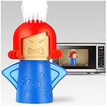 Angry Mama Microwave Oven Steam Cleaner, Spardar Microwave Cleaner Disinfects With Vinegar and Water for Kitchens, The Fun and Easy Way to Steam Clean Crud with Amazing Results