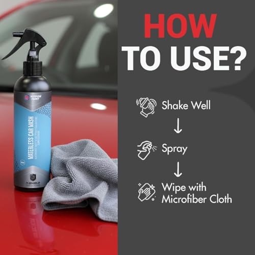 Image of Nippon Paint n-Shield Waterless Car Wash Spray, High Gloss Shine, Eco-Friendly Car Cleaner Car Washing Liquid (500 ml)