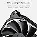 upHere 120mm Long Life Computer Case Fan Cooling Case Fan for Computer Cases Cooling,5-Pack,12BK3-5