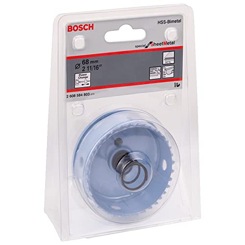 Bosch Home And Garden 1X Sega A Tazza Special For Sheet Metal (Per Lamiere Di Acciaio Inossidabile, Acciaio, Ø 68 Mm, Accessori Per Foratrice)