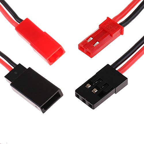 2Pairs Vgoohobby 10Cm Jst Plug To Jr Connector Male Female Cable Servo Adapter Wire For Rc Plane Helicopter Car #TOP1