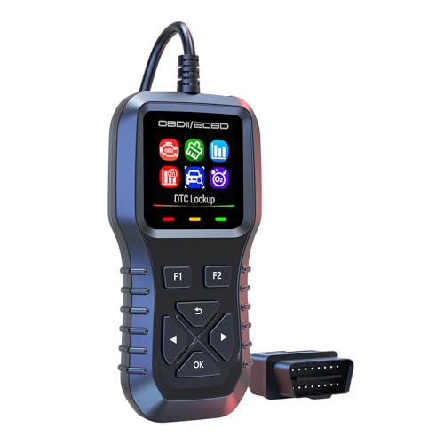 wiiyii K1 Car Check Engine Code Reader Auto Code Reader Car Scanner Diagnostic Tool to Real-Live Data Freeze Frame with Colour Screen Multilingual for All OBDII & EOBD Vehicles