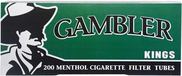 Gambler RYO Rolling Tubes Menthol King Size (84mm) 200ct (1 Box)