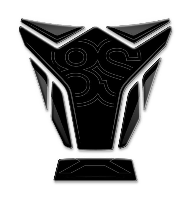 Protector de depósito de resina 3D compatible con Suzuki GSX-8S GP-893 (negro)