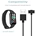 Wanme for Amazfit Band 7 Charger Cable, 2 Pack Replacement Charging Cable Magnetic Compatible with Amazfit Band 7 (USB C+USB A)