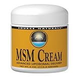 Source Naturals MSM Cream, 4 Ounce (Pack of 2)