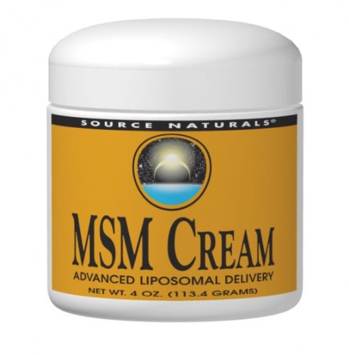 Source Naturals MSM Cream, 4 Ounce by Source Naturals