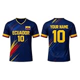 Ecuador Soccer Jersey 2026, Personalized Ecuador Shirt with Custom Name Number, Football Ecuadorian Pride for Fans Players Coaches