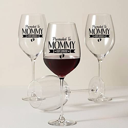Verres à vin rouge gravés pour fêter la future maman lors d'un anniversaire - 8