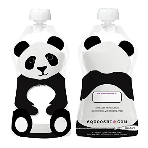 Squooshi Reusable Food Pouch | Sample Pack | 6 Pouches