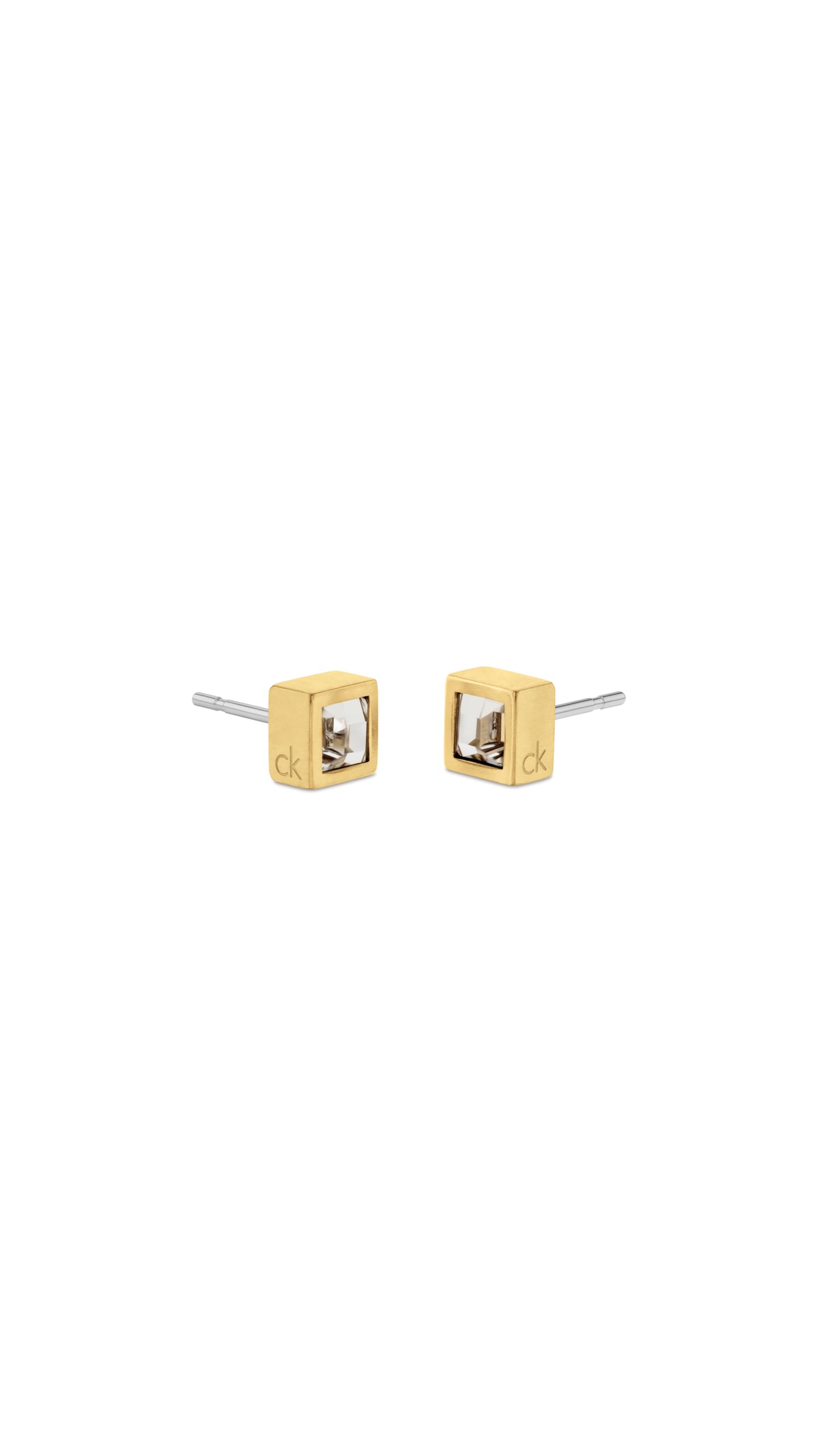 Calvin Klein Steckerohrringe für Herren Kollektion CK ESSENTIAL LINKS aus Edelstahl - Erhältlich aus Gold oder Silber