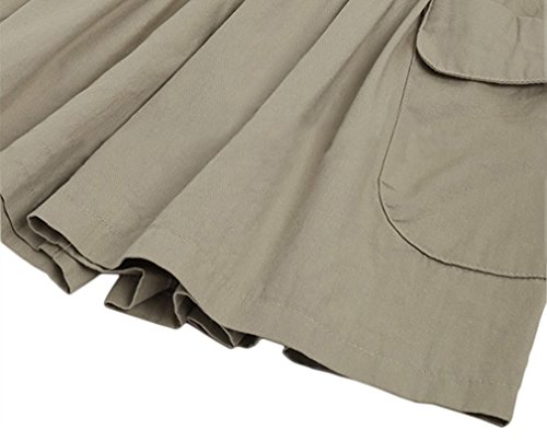 ShallGood Estate Donna Moda Tinta Unita Bermuda