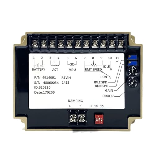 Controlador de velocidad 4914091 detiene variaciones en generador