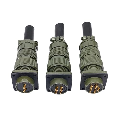 Enchufe 5015 circular militar MS3106A con acoplamiento resistente anti-vibración