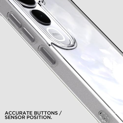 Image of Pikkme Back Cover for Vivo Y400 5G PC + TPU Clear Transparent Raised Edges Shockproof Protective Phone Bumper Case(Transparent)