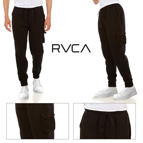 RVCA Mens Joggers Lounge Pants Casual Cargo Joggers for Men Mens Sweatpants2