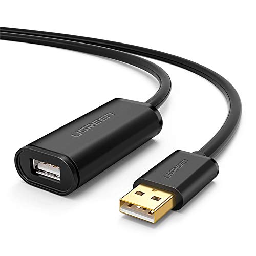 Accesorios De Tv Y Video, Tools UGREEN Cable de Extensión 10M USB 2.0 Tipo A Cable de Repetidor Macho a Hembra para Impresora, Oculus Rift, HTC Vive, Teclado, Consola de Juegos, Auriculares...