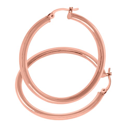 Preisvergleich Produktbild Citerna Damen-Creolen Ohrringe 9 Karat 375 Rotgold UER087R