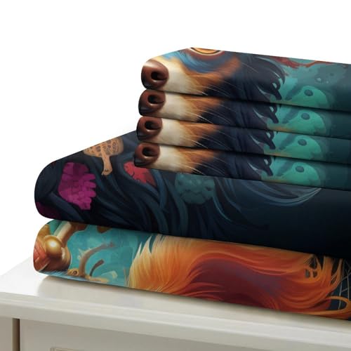 Parure housse de couette fée 3D super douce en microfibre de qualité supérieure