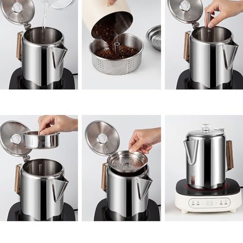 Cafetière en acier inoxydable style US pour camping et extérieur - 4