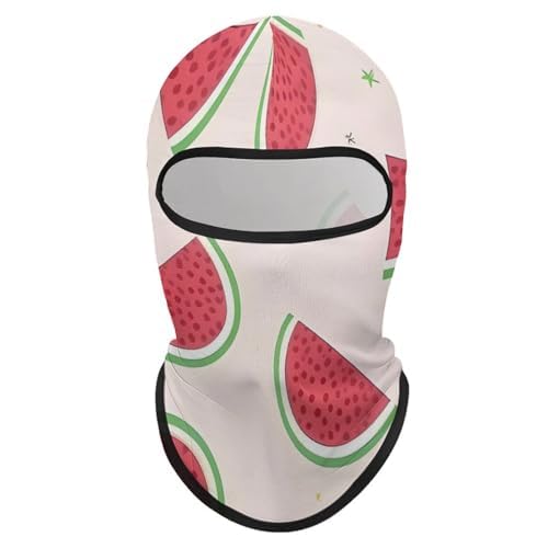 Balaclava Mask for Men Ski Mask for Women Beautiful Watermelon Full Face Mask Face Cover for Cycling, 1, Style miniatura 1