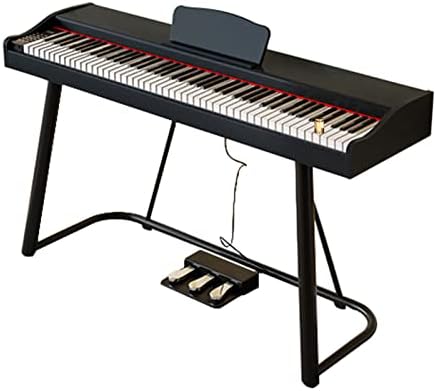88 Key Full Size Weighted Keyboard Electric Piano Digital Piano with Triple Pedal and Piano Stand Supports MIDI USB Audio Mic and Headphones Keyboard Piano for Adults Children and Beginners