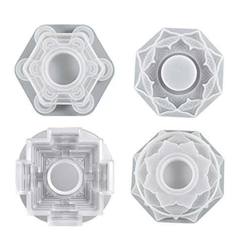 Moule en silicone époxy pour bougies coulées et boîte à bijoux DIY - 2