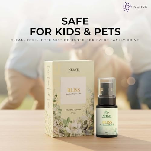 Image of Keydroid Nerve Mindful Fragrances 30ml | Oud Ombre Fragrance | Car Mist Aroma Spray | Car Perfume with Hanging Air Freshener | Aromachology based | Long-Lasting, Anti-Odour | Natural Scent